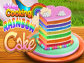 leikur Pony Cooking Rainbow Cake