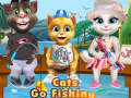 leikur Cats Go Fishing