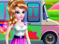 leikur Girly Ice Cream Truck Car Wash