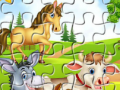leikur Farm Animals Jigsaw