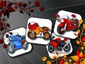 leikur Cartoon Motorbikes Memory