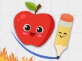 leikur Fruit Escape: Draw Line