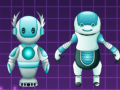 leikur Robots Cards Match