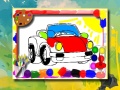 leikur Cartoon Cars Coloring Book