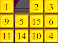 leikur 4x4 Number Slider