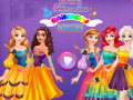 leikur Disney Princesses Rainbow Dresses