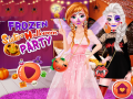 leikur Frozen Sisters Halloween Party