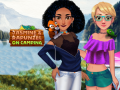 leikur Jasmine & Rapunzel on Camping