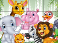 leikur Animals Sliding Puzzle