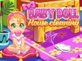 leikur Baby Doll House Cleaning