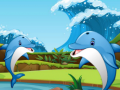 leikur Dolphin Dice Race
