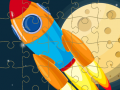 leikur Spaceship Jigsaw