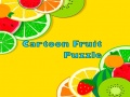 leikur Cartoon Fruit Puzzle