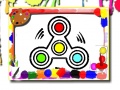 leikur Fidget Spinner Coloring Book