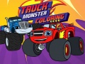 leikur Truck Monster Coloring