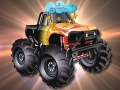 leikur Cartoon Trucks Hidden Stars