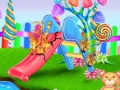 leikur Candy Garden Cleaning