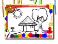 leikur Back To School: House Coloring Book