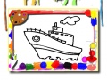 leikur Back To School: Cartoon Coloring Time