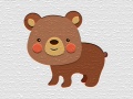 leikur Cartoon Bear Puzzle