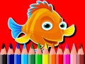 leikur Back To School: Fish Coloring Book