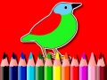 leikur Back To School: Birds Coloring Book