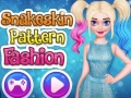leikur Snakeskin Pattern Fashion