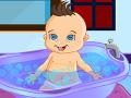 leikur Cute Baby Bathing