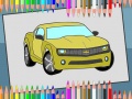leikur American Cars Coloring Book