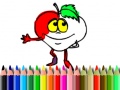 leikur Back To School: Fruits Coloring