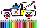 leikur Back To School: Trucks Coloring