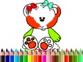 leikur Back to School: Sweet Bear Coloring
