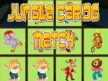 leikur Jungle Cards Match