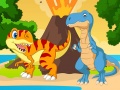 leikur Dino Jigsaw