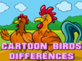 leikur Cartoon Birds Differences