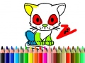 leikur Back To School: Cat Coloring
