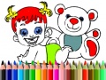 leikur Back To School: Baby Doll Coloring