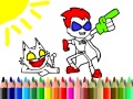 leikur Back To School: Titans Coloring Book