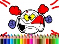 leikur Back To School: Emoji Coloring
