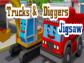 leikur Trucks & Digger Jigsaw 