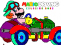 leikur Mario Driving Coloring Book