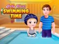 leikur Baby Hazel Swimming Time