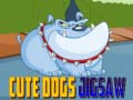 leikur Cute Dogs Jigsaw