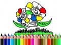 leikur Back to School: Flowers Coloring