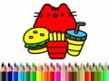leikur Back To School: Cute Cats Coloring