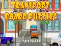leikur Transport Board Puzzles