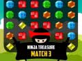 leikur Ninja Treasure Match 3