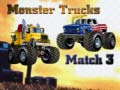 leikur Monsters Trucks Match 3