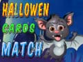 leikur Halloween Cards Match