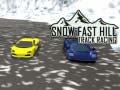 leikur Snow Fast Hill: Track Racing